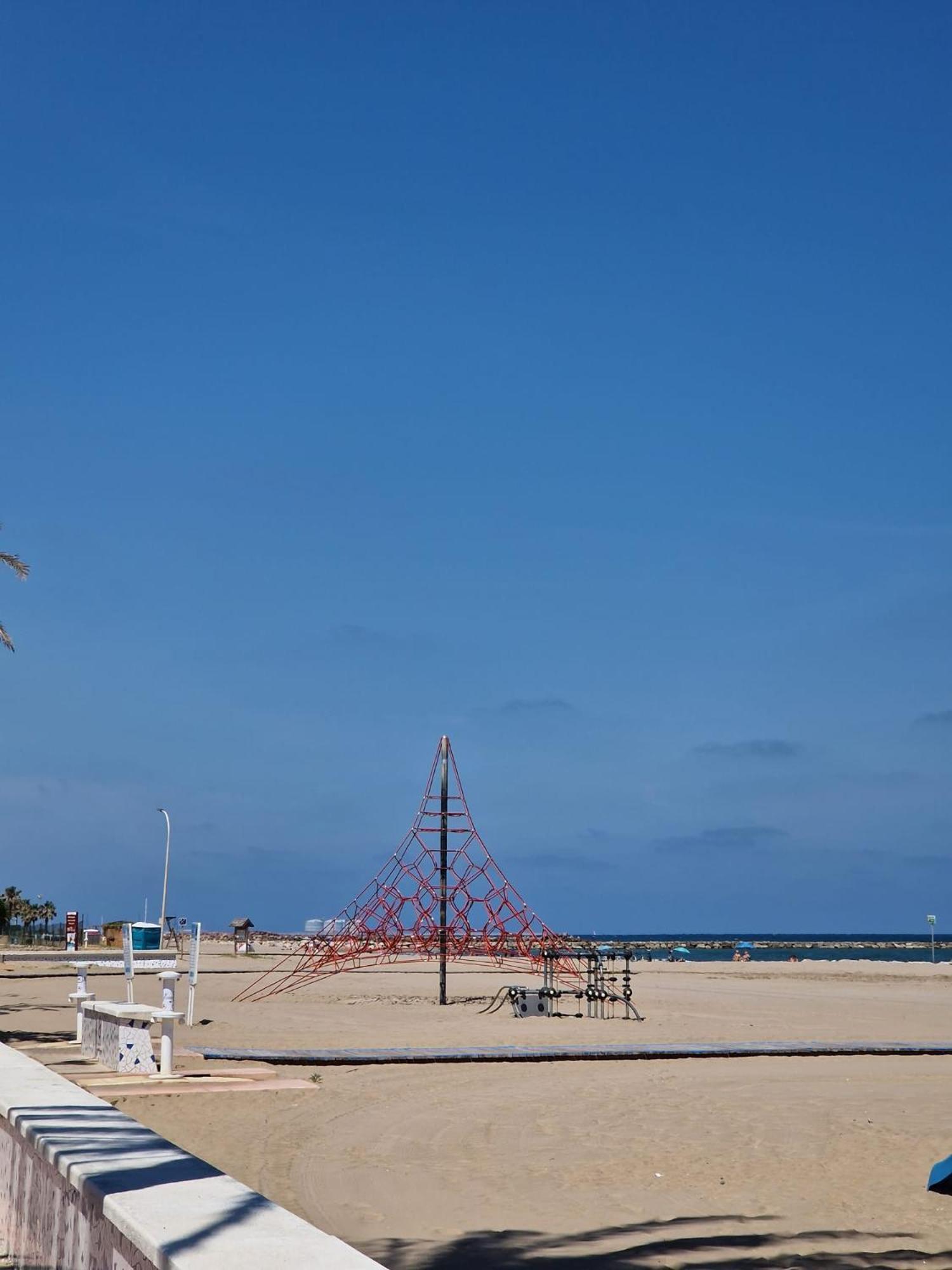Apartamento Barbacoa, Piscina Y Playa La Pobla de Farnals Exteriör bild
