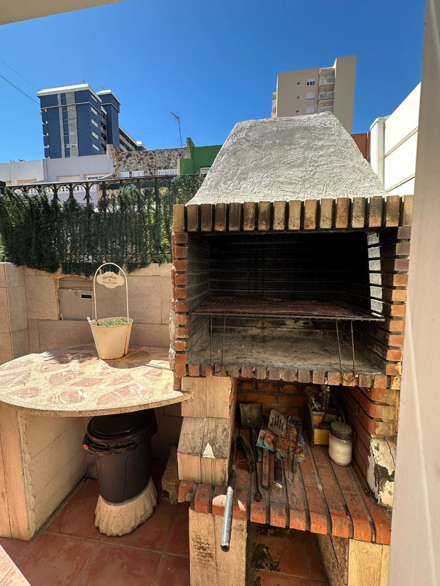 Apartamento Barbacoa, Piscina Y Playa La Pobla de Farnals Exteriör bild